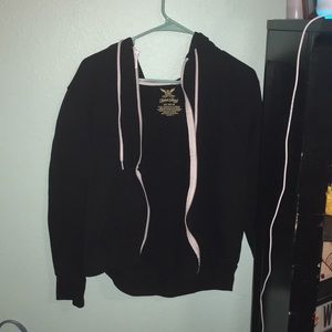 Faded Glory black zip up jacket